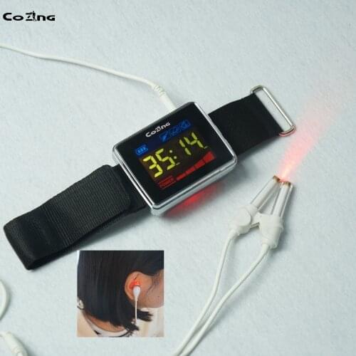 Chinese Light Acupuncture Instrument Lllt Laser Therapy Watch Tinnitus Rhinitis Hypertension COZING
