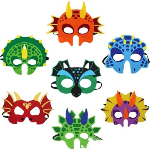 Dinosaur Costumes Masks Boys And Girls Dino Triceratops Tyrannosaurus Birthday Party Decorations Stegosaurus Halloween Costume