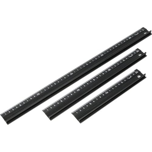 Anti Slip Laser Calibration Ruler Student Cutting Protection Drawing Tool School Office Straight Scale Ruler for Woodworking
