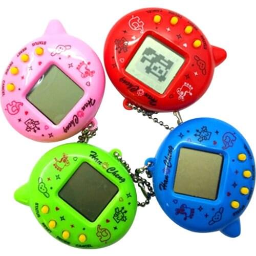 Mini Electric Intelligence Developmental Electronic Game Machine Virtual Pet Egg Shaped Video Game Console
