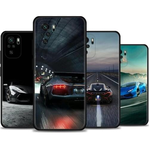 For Redmi K40 Pro Plus 9 Power 9A 9C 9T 8A Shell Soft Case for Redmi Note 10 Pro Max 9 8 8T 7 Cool Sports Car