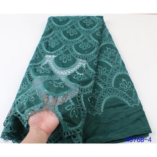 XIYA Nigerian Lace Fabrics 2021 High Quality Chiffon African Lace Fabric With Stones French Lace Fabric For Dress Sewing 4076B