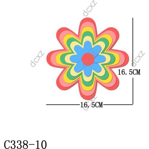 New Flower, Bow Wooden die Scrapbooking C-338-10 Cutting Dies Multiple sizes