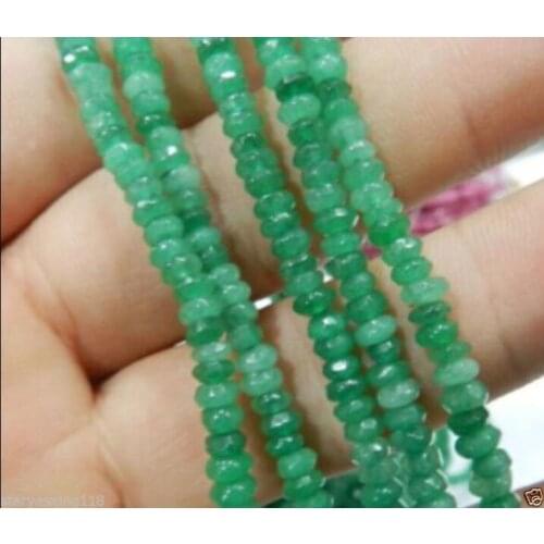 Fine! 2x4mm Faceted Natural Abacus Gems Loose Beads 15"