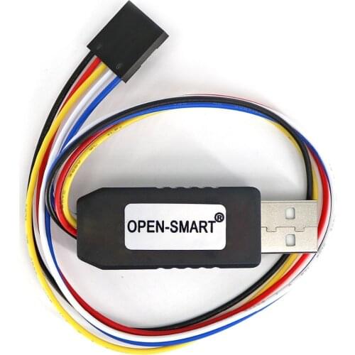 CH340 USB to TTL Converter Debugger USB to UART TTL Serial Adapter Module for Arduino Pro Mini Dust-proof Anti-static - Black