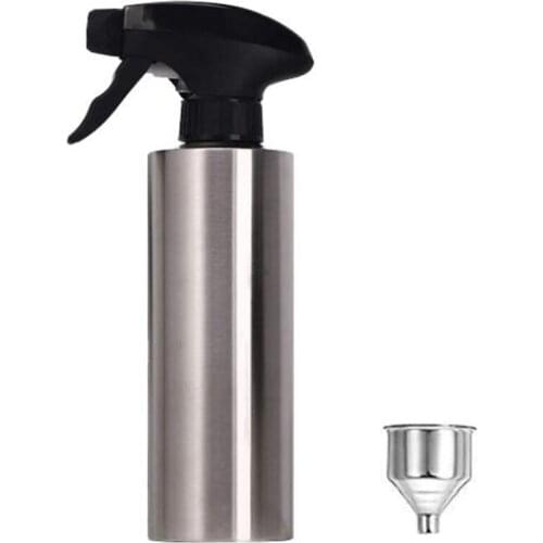 Olive Oil Sprayer, Stainless Steel Vinegar Sprayer, Dressing Spray, Barbecue Oil Barrel 350Ml,For Kitchen,Barbecue,Etc