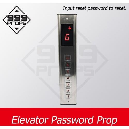 Elevator prop live escape room game elevator prop input correct password to unlock room escape devices