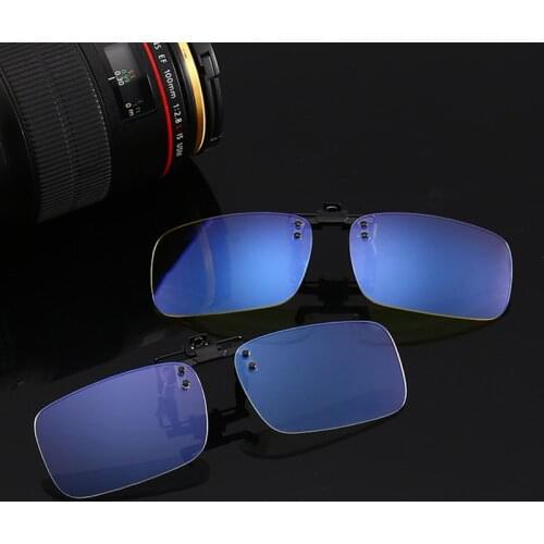 Blue light blocking Glasses Women Men Anti blue Ray Clip On Eyeglasses Myopia Presbyopia Night Vision Computer Gaming Clips Lens