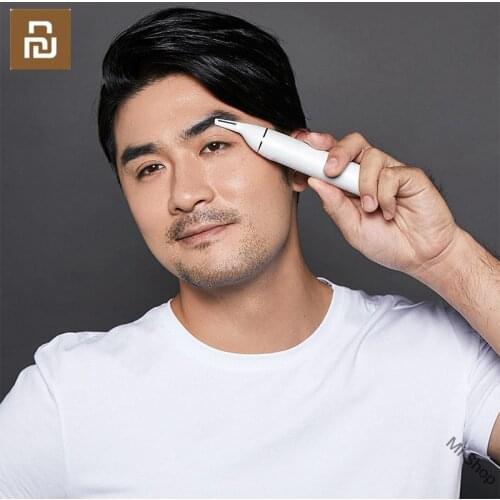 Xiaomi Youpin Soocas IPX5 waterproof Nose Hair Trimmer Eyebrow Clipper Sharp Blade Cordless Nasal Cleaner for Men women