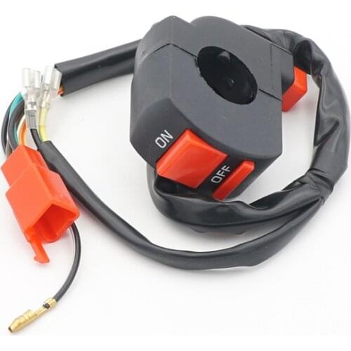7/8" 22mm Universal Motorcycle Handlebar Control Switch Ignition ON-OFF For 50-200 250cc Pit Dirt Bike Quad Go Kart 4 Wheel