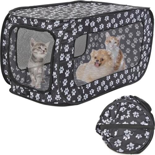 Cat Carrier Bags Breathable Pet Carriers Small Dog Cat Shoulder Bags Travel Foldable Cat Cage Dog Cage Pet Tents Pet Fence