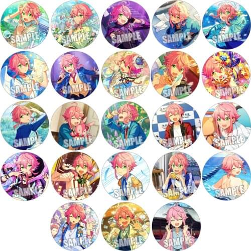 1pc Ensemble star idol dream 58mm Rouns Pins anime Iron badges Fine Tori Himemiya spilla Broche