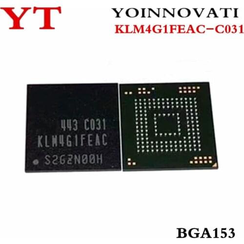 5PCS KLM4G1FEAC-C031 KLM4G1FEAC BGA153 IC