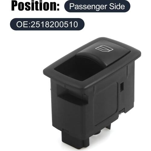 X AUTOHAUX 57 x 35 x 55mm Car Window Lifter Switch 2518200510 Fit For Mercedes-Benz R350 R550 ML450 GL350 GL450 CAR ACCESSORIES
