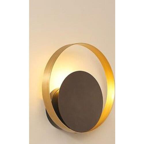 Postmodern Bedroom Decorative Sconce Light for Living Room Bedside Aisle Hotel Project Corridor LED 5W Metal Foyer Wall Lamp