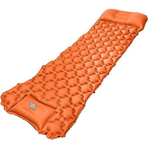 Lightweight Sleeping Pad Press Foot Outdoor Nylon TPU Inflatable Mattress Damp Proof Portable Air Cushion for Traveling Hiking