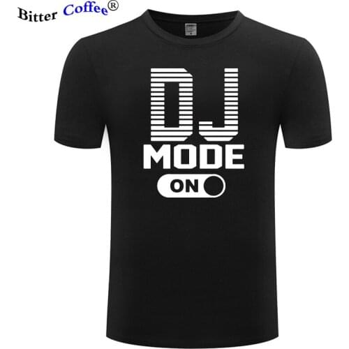 Hot Sale Brand Men T-shirt DJ Mode on Printing T Shirts Men Cotton Funny Design Print Men T-shirt Hip Hop loose Men Tee Tops