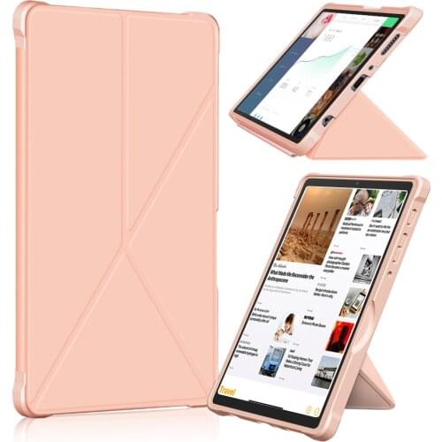 Magnetic tablet Case for Samsung Galaxy 2021 Tab A7 Lite SM-T220/T225 8.7" PU Leather Adjustable Folding Stand+Free stylus