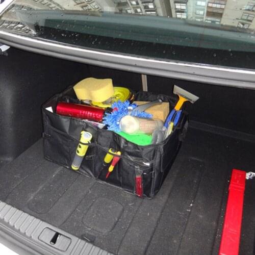 Car Boot Organiser Collapsible Storage Bag Trunk for Auto Luggage Flexible