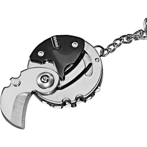 Outdoor Mini Folding Knife Multi Tool Portable Titanium Keychains EDC Camping Gear Survival Knife Hiking Accessories