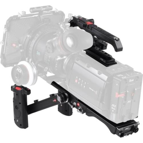 JTZ DP30 Camera Cage Baseplate Shoulder Rig KIT For Blackmagic URSA MINI 4K 4.6K