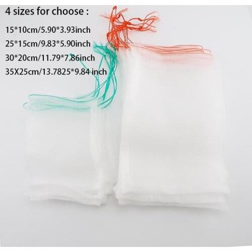 Garden Tool Nylon Netting Bags Fruit Barrier Cover Mesh Bag for Grape Fig Protection Insect anti Mosquito Bug Flower Vegetable