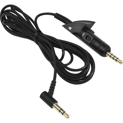 Replacement cable with wheat earphone for QC15 original cable for BOSE qc15 earphone audio cable 1.8 meters