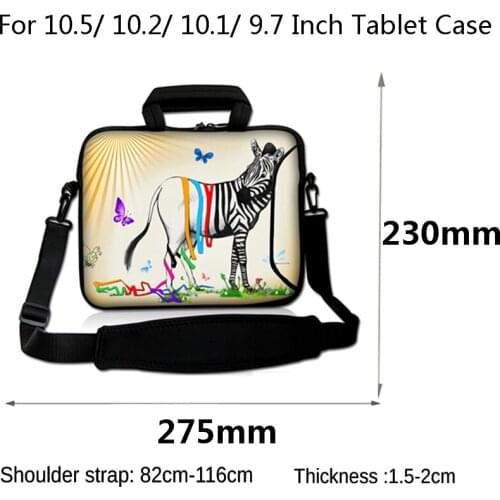 9.7" 10 Inch Messenger Tablet PC Bags Cases Briefcase Shoulder Strap Handbags 10.2" 10.1" 10.2 Inch Student Computer Tablet Bags