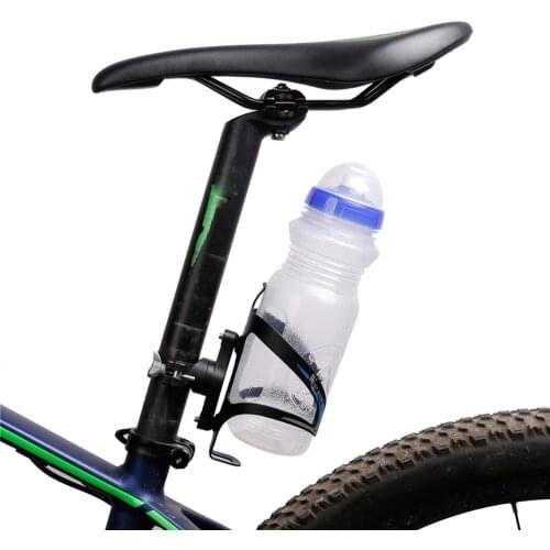 Bicycle Extension Holder 360 Degree Rotatable Water Bottle Cage Adapter Bike Handlebar Saddle Seatpost Bottle Holder Adapter