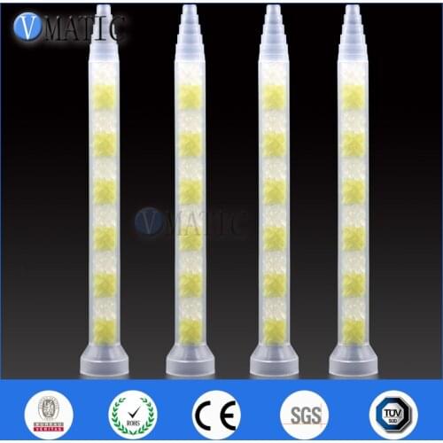 High Quality 10pcs GSM9-12 Universal Mixing Tube Glue Dispense Static Mixer Nozzle AB Mix Tubes