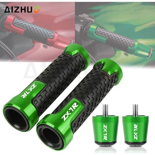 ZX-7R Motorcycle Handle Bar End Cap Plug 7/8" 22MM Handlebar Hand Grips FOR KAWASAKI ZX7R ZX7RR ZX 7R 7RR 1989-2003 2002 2001