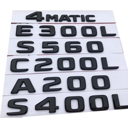 10pcs ABS A45 A180 A260 A200 Trunk Rear Badge Emblem Sticker for W176 A Class A45 C63 E63