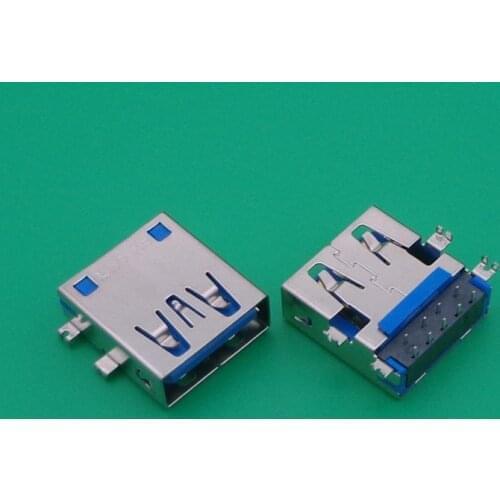 2PCS for Toshiba Satellite C850 L850 L850D C850D C50D C55D Series for Samsung/HP/Lenovo 14mm Female USB 3.0 jack Connector fit