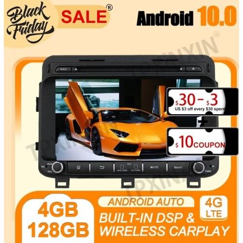 Android 10.0 4G+128G Screen Car For KIA K5 Optima 2014-2016 Multimedia Player GPS Navi Auto Audio Radio Video Stereo Head Unit