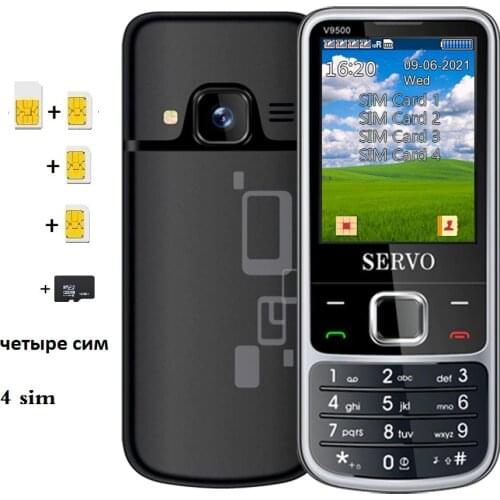 Bar Mobile Phone 4 Sim 4 Standby Magic Voice Changer Speed Dial Game MMS 3.5mm Headphone Russian Key Slim Easy Working 6700
