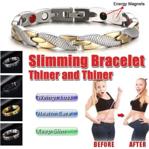 4 Colors Weight Loss Energy Magnets Bracelet Slimming Bangle Dragon Pattern Twisted Magnetic Therapy Bracelet Healthcare Jewelry