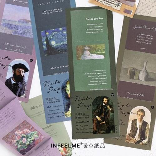 Vintage Material Paper Card Kraft Cards Kraft Note Paper Poetry Confession Stationery Cards Stationery Notepad Sticky Notes