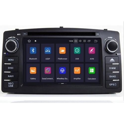 DSP Chip IPS Screen Android 10 Car DVD Multimedia Player for Toyota Corolla E120 BYD F3 with wifi BT Stereo Radio GPS