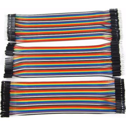 Dupont line 120pcs 20cm male to male + male to female and female to female jumper wire Dupont cable