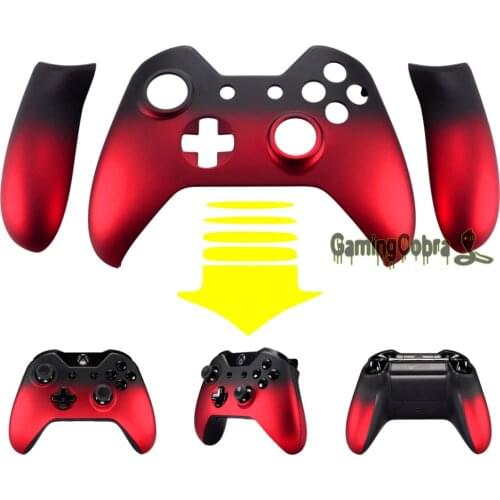 Custom parts Cover Shadow Red Panel with Front Shell Faceplate for Xbox One Controller