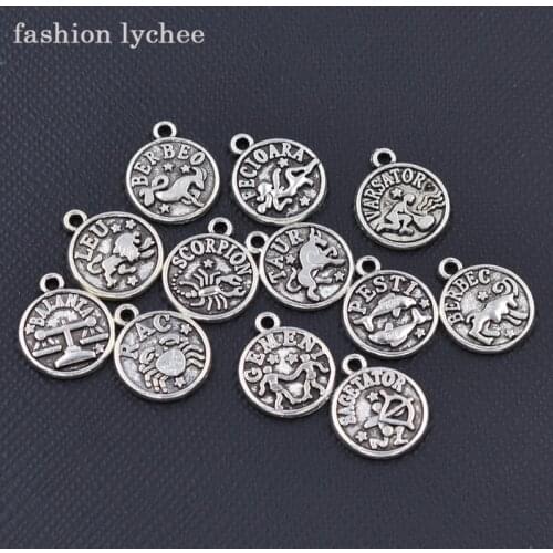 Женские кулоны знаки зодиака Fashion Lychee China At AliExpress