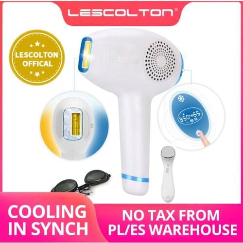 Lescolton 4in1 IPL Hair Removal Cold Epilator T011C Permanent Laser for Home Bikini Trimmer Electric Photorejuvenation Depilator