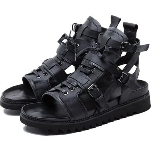 Lffz Men's Leather Sandals