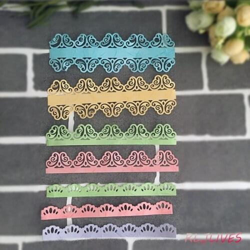 3 Styles Border Metal Cutting Dies DIY Scrapbooking Card Stencil Paper Craft Handmade Album Handbook Decoration