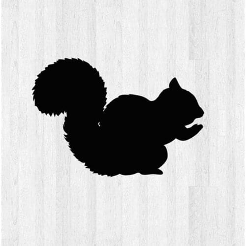 Squirrel Decal Squirrel Sticker Wild Animal Decals Chipmunk Squirrel Silhouette Decal Squirrel Silhouette Sticker H032