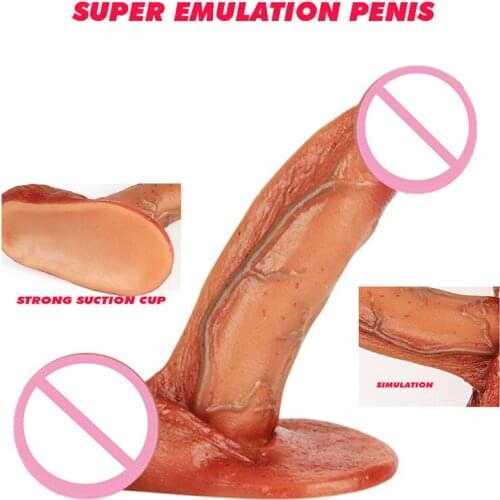 Skin Feeling Realistic Penis Huge Dildo with Strong Suction Cup Female Masturbator Double-Layer Silicone Big Dick Big for Women