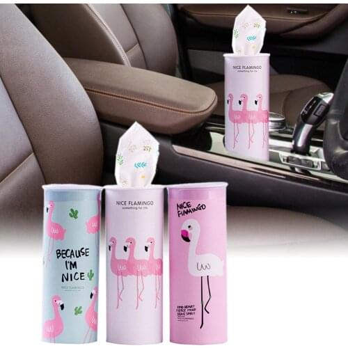 Tissue Auto Facial Tissue Soft Paper Towel With Cartoon Car Napkins Paper Towel Pattern 3-layers For Home Car Paper No Fragrance
