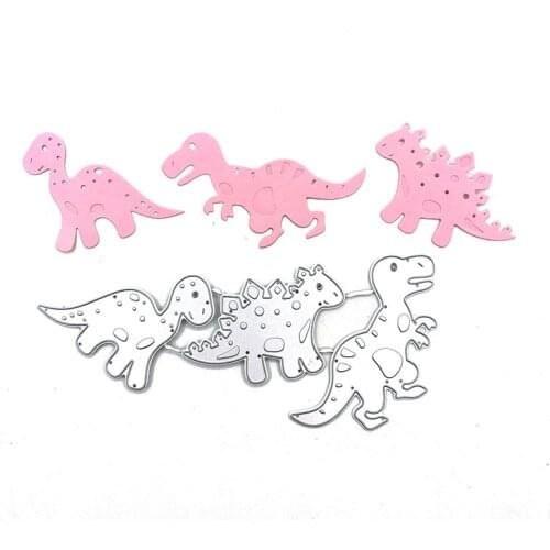 Julyarts Cute Dinosaur Scrapbooking Die Cutting Dies 2020 for DIY Scrapbooking Photo Album Decorative Embossing Paper Card