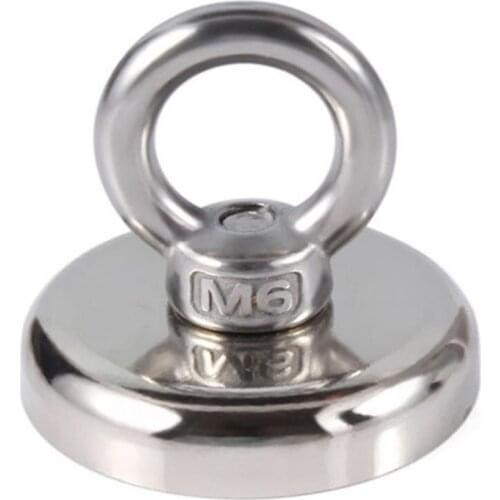 68KG/37KG/29KG NdFeB Salvage Ring Magnet Metal Magnetic Hook Durable Sturdy Strong Magnetic Sucker Practical Rings
