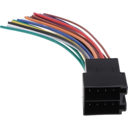 Male ISO Bare End Adpater Wire Connector Car Stereo Radio FOR volkswagen beetle